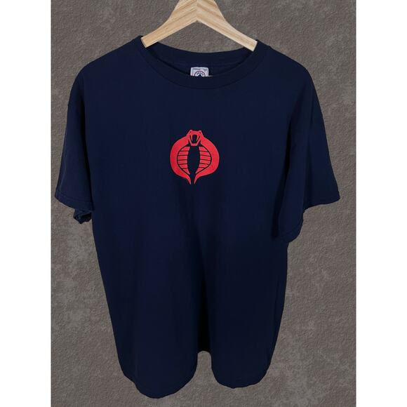 Vintage Cobra GI Joe Navy Blue Tee shirt 2000 - Picture 1 of 13